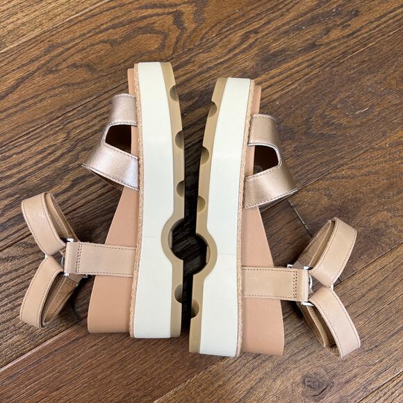 Sorel JOANIE IV ANKLE - Honest sandals Leather suede Sz8 - Picture 4 of 10